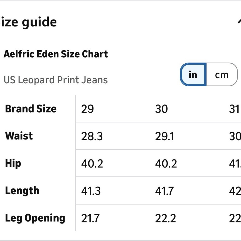 AELFRIC EDEN LEOPARD PRINT JEANS - Picture 5 of 5